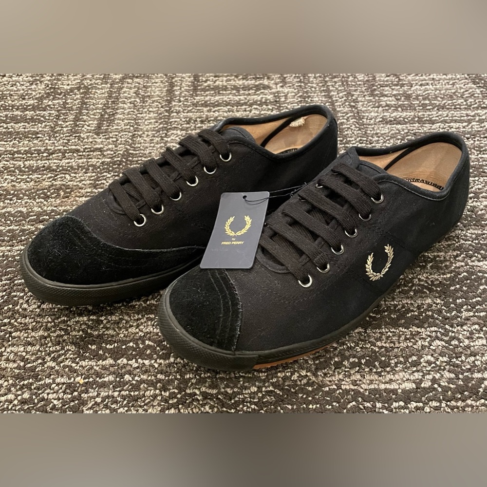 Fred Perry Table Tennis Canvas Plimsolls - Men’s Size US 11 / UK 10 *NWT* *NIB*
